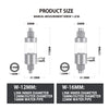 Diffuseur CO2 en aluminium pour aquariums