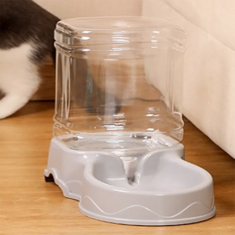 Automatic Pet Feeder with Drinking Bowl Large Capacity 3.8L