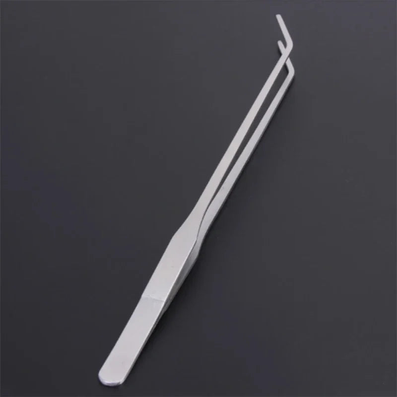 Precision Stainless Steel Aquarium Tweezers for Planting and Maintenance