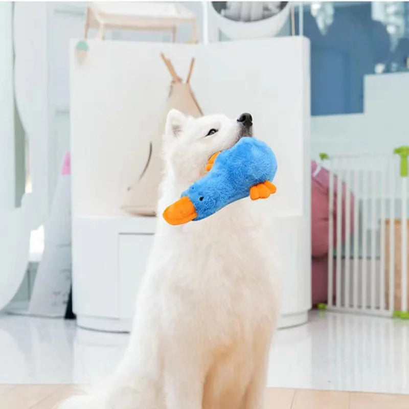 Squeaky Duck Plush Toy for Dogs and Cats