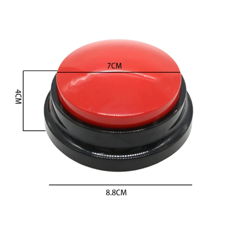 Recordable Pet Training Buttons with 30-Second Voice Playback