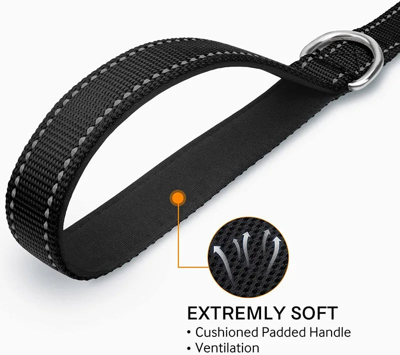 Reflective Dog Harness Collar and Leash Set (1.2-1.8m)
