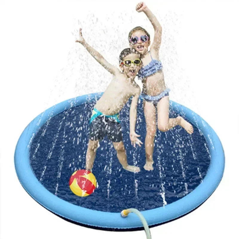 Inflatable Pet Splash Pad with Non-Slip Cooling Surface
