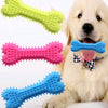 Bone-Shaped Dog Chew Toy for Teeth Cleaning and Training