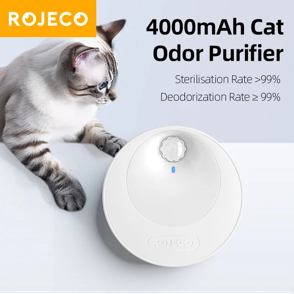 Desodorizador Inteligente para Arenero de Gato con Purificación por Iones