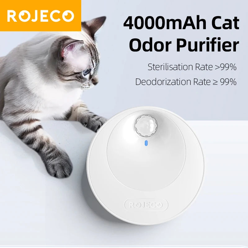 Desodorizador Inteligente para Arenero de Gato con Purificación por Iones