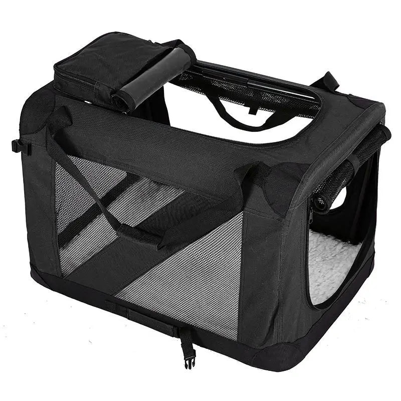 Transportín Plegable para Mascotas con Interior Acolchado