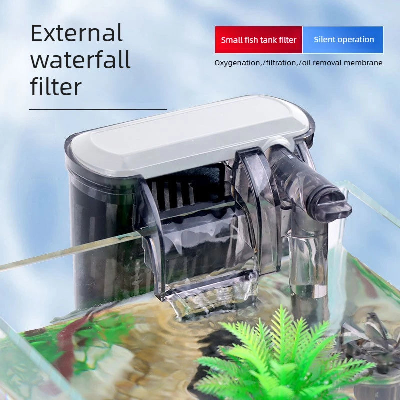 Filtre cascade externe pour la circulation et la filtration de l'eau de l'aquarium