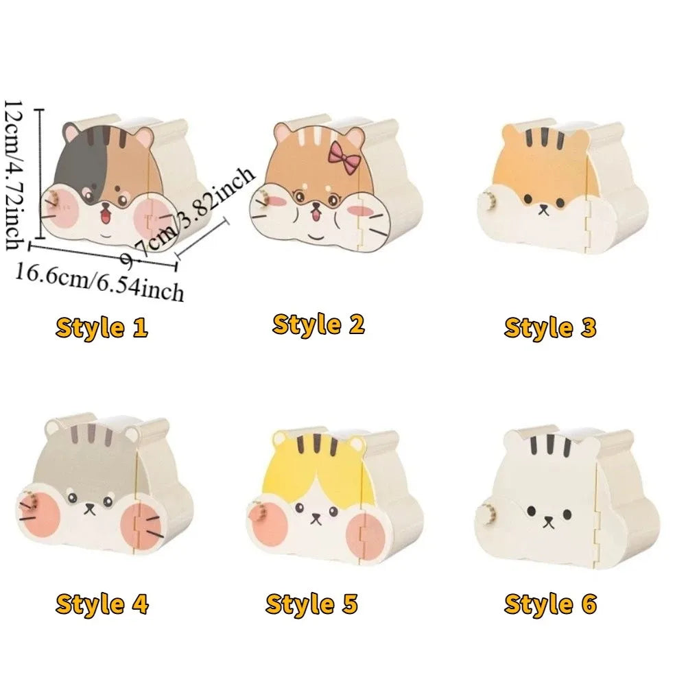 Cartoon Hamster Hideout House with Viewing Window