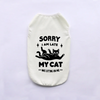 Breathable Summer Pet Vest with Fun Print – Sleeveless Casual Shirt for Small Dogs & Cats