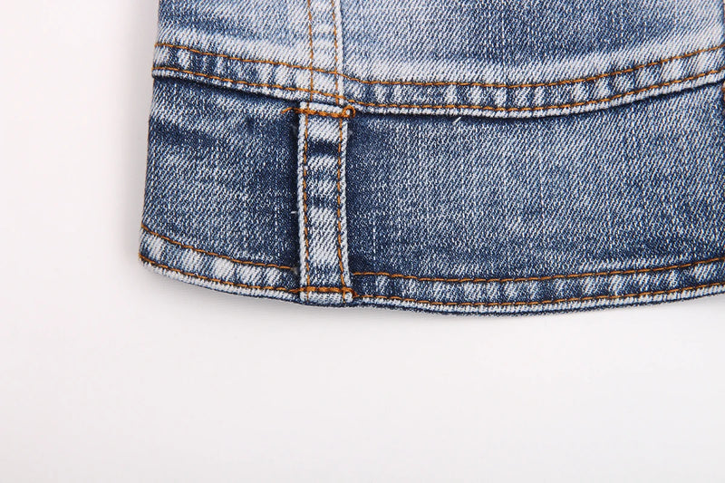 Denim Jeans Coat for Dogs and Cats - Spring Autumn