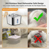 Automatische Katzenwasserfontäne aus Edelstahl