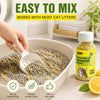 Lemon Scent Cat Litter Deodorizing Pellets for Odor Control