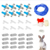 Automatic Rabbit Watering System Kit with 12 Nipple Drinkers