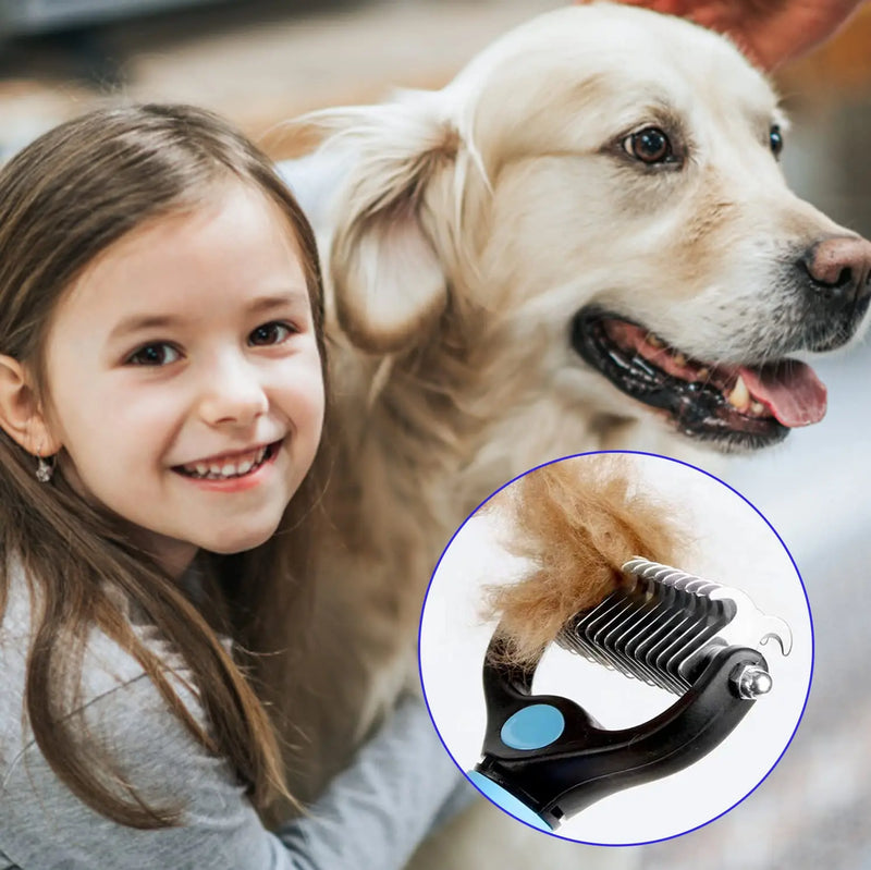 Brosse Professionnelle Anti-Démêlage pour Chiens et Chats