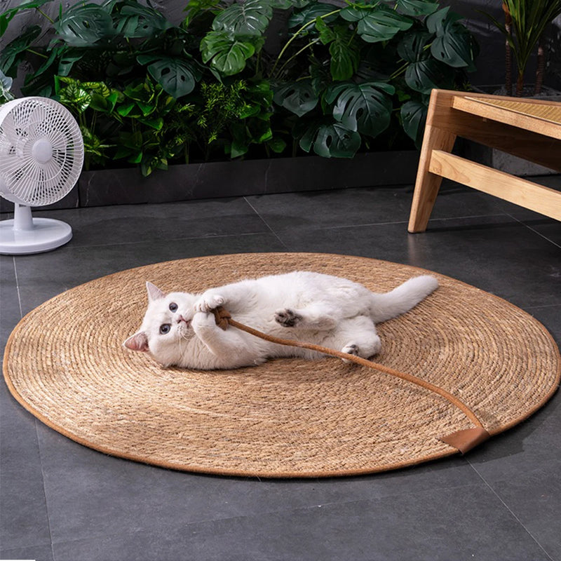 Natural Rattan Cat Scratching Mat