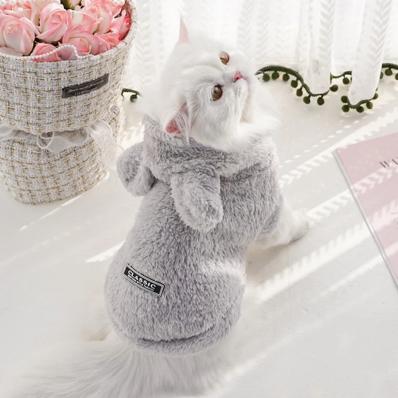 Sudadera de Felpa Acogedora para Perros y Gatos