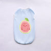 Breathable Fruit Print Pet Vest for Small Dogs and Cats