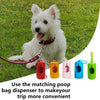 Photodegradable Dog Poop Bags with Dispenser - Extra Thick, Leak-Proof, Scented