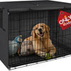 Heavy Duty Dog Crate Cover for 42-Inch Wire Kennels – Black