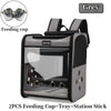 Breathable Bird Travel Backpack Carrier with Perch