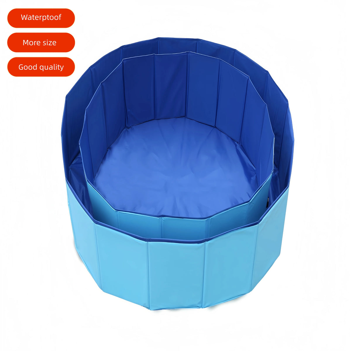 Portable Non-Slip PVC Pet Water Pool for Cats
