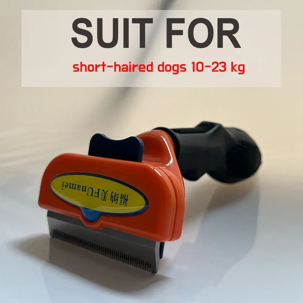 Pet Deshedding Brush for Dogs and Cats – Removes Loose Fur and Tangles