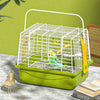Portable Double Shoulder Bird Carrier Bag with Perch