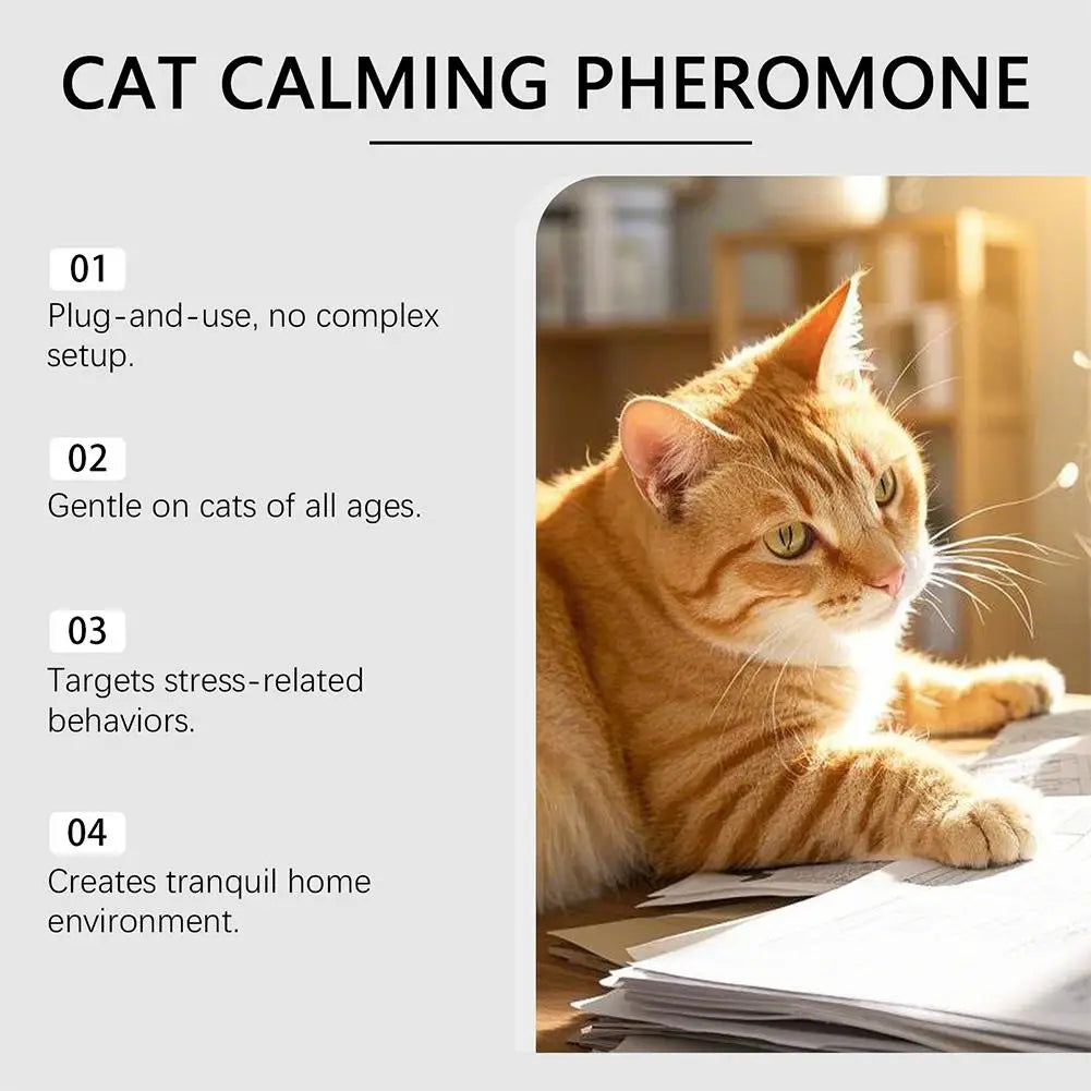 Cat Pheromone Diffuser – Calming Plug-in for Anxiety & Stress Relief