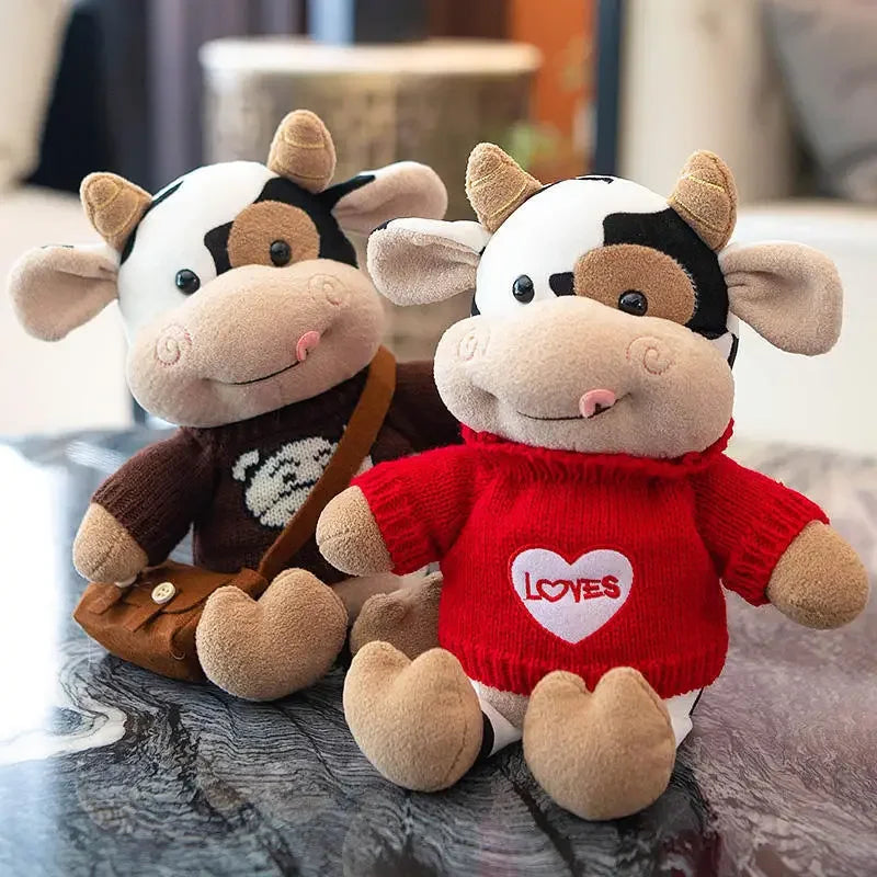 Adorable Soft Cow Plush Toy – Cuddly Stuffed Animal for All Ages