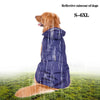 Reflective Waterproof Dog Raincoat with Hood