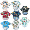 Hawaiian Leaf Print Summer Shirt for Small Dogs & Cats