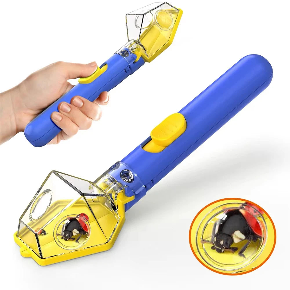 Portable Handheld Bug Catcher with Gentle Release Mechanism