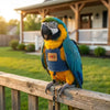 Adjustable Parrot Flying Harness with Leash for Small to Medium Birds