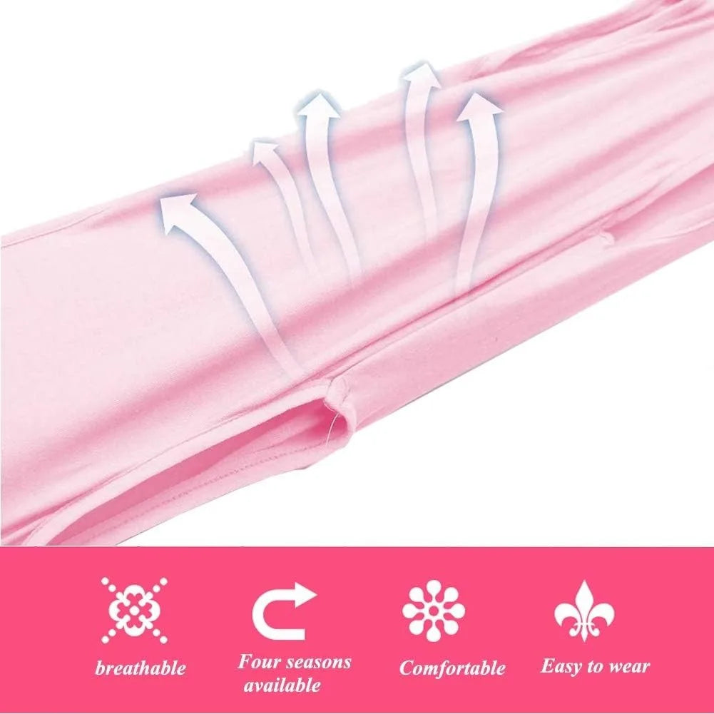Pink post-surgery recovery suit for cats showing fabric texture and features