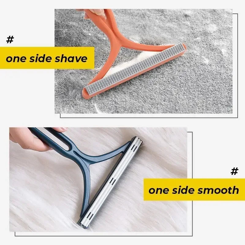 2-in-1 Double-Sided Pet Hair Remover & Fabric Shaver