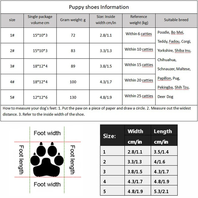 Botas de Peluche Antideslizantes para Perros
