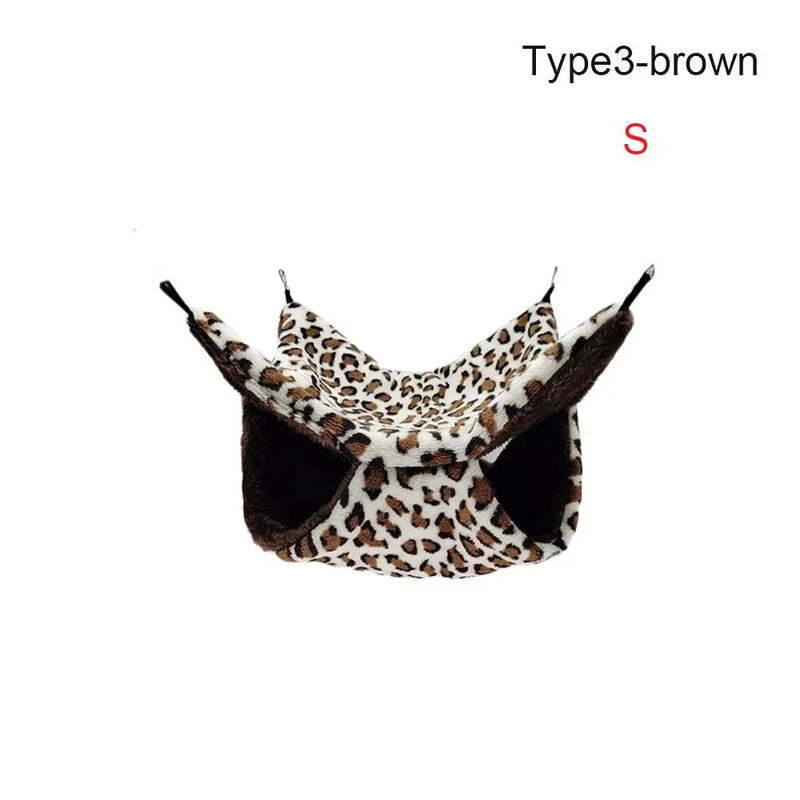 أرجوحة مخمل دافئ للحيوانات الأليفة الصغيرة