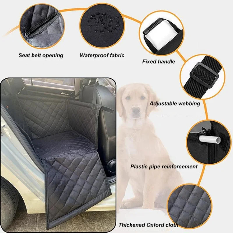 Waterproof Pet Car Seat Cover & Travel Hammock