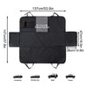 Back Seat Dog Seat Cover with Mesh Window, Waterproof, Anti-Slip