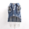 Denim Jeans Coat for Dogs and Cats - Spring Autumn