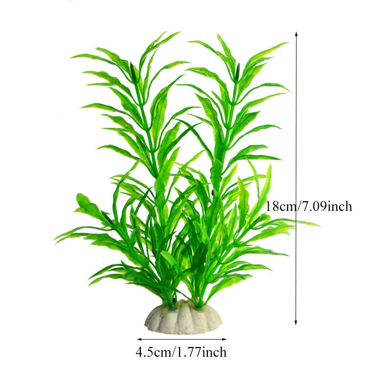 Realistic Artificial Aquarium Plants for Fish Tank Décor