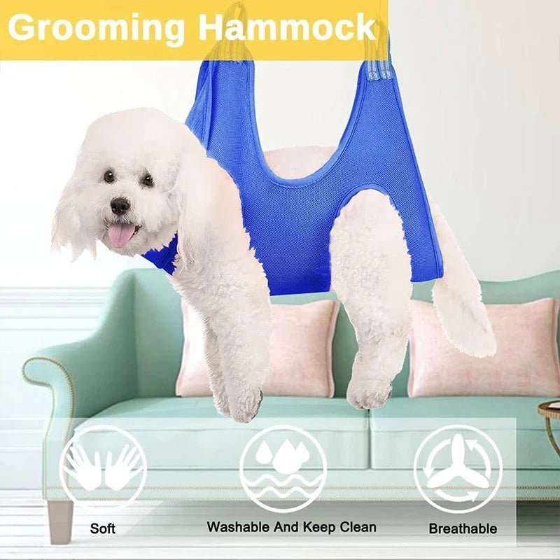 Pet Grooming Hammock for Small Dogs and Cats