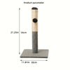 Minimalist Vertical Sisal Cat Scratcher with Detachable Design