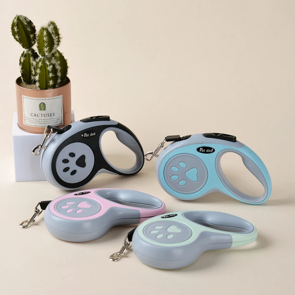 Retractable Nylon Dog Leash for Small and Medium Pets