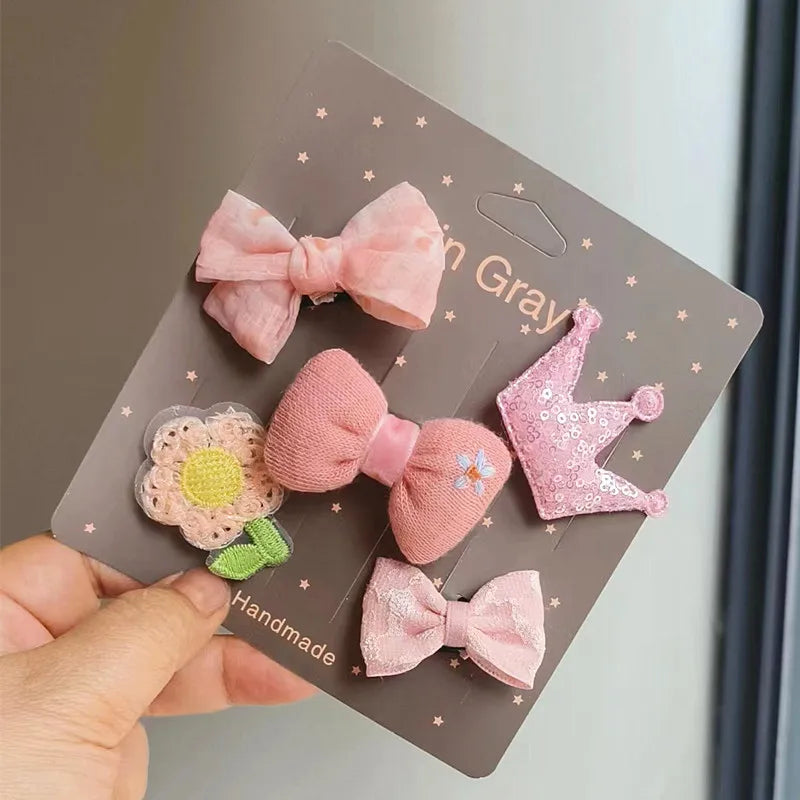 Adorable Clip-On Pet Hair Bows for Dogs and Cats (Set of 5)
