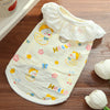 Lace Collar Dog Vest with D-Ring Summer Pet Shirt