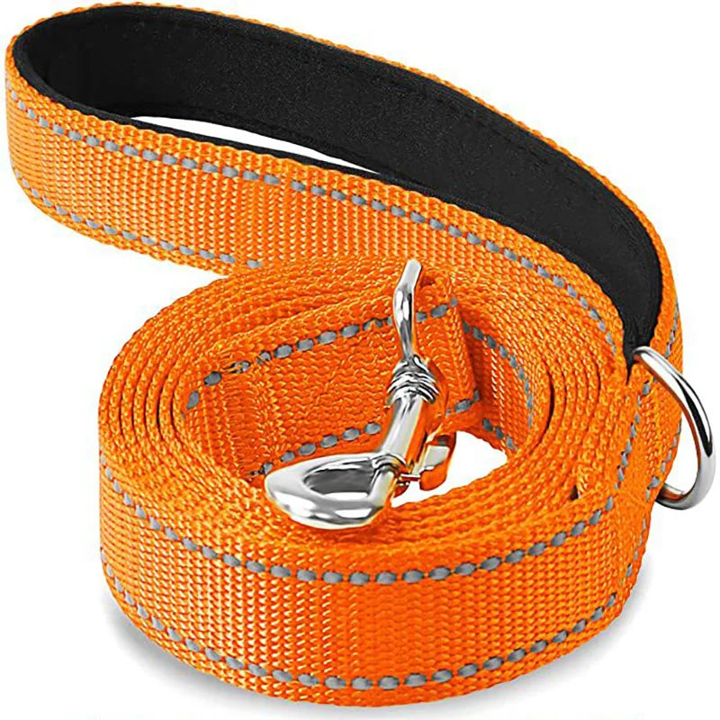 Reflective Dog Harness Collar and Leash Set (1.2-1.8m)