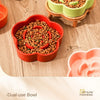 Ceramic Slow Feeder Bowl for Cats and Small Dogs