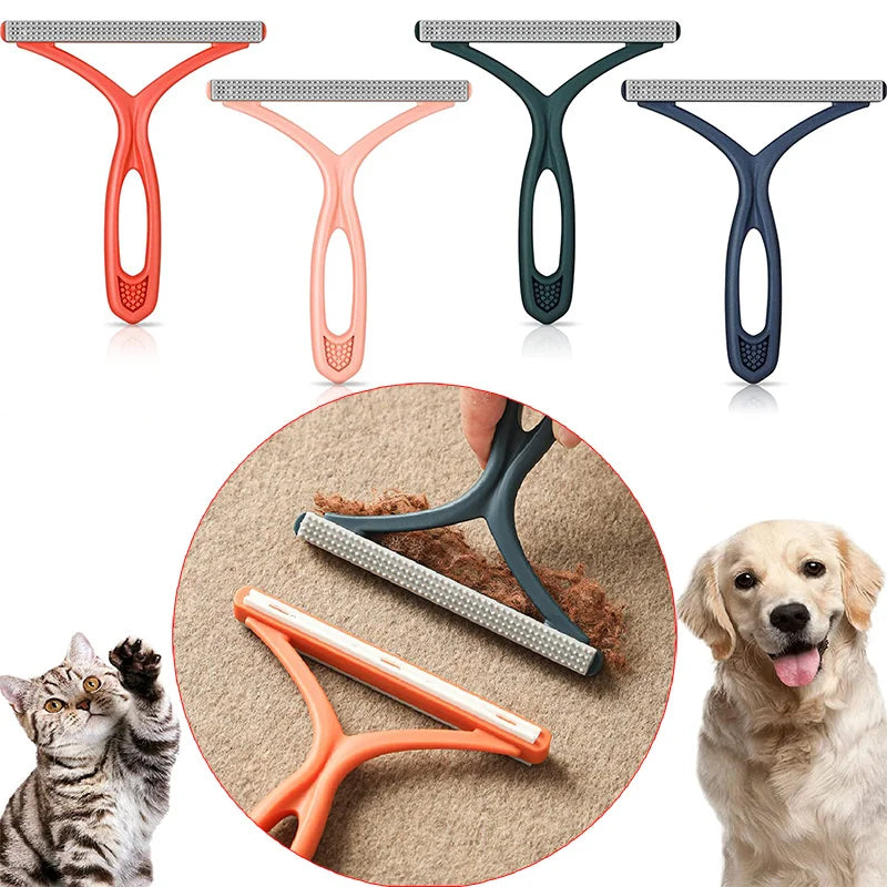 Double-Sided Pet Hair Remover and Fabric Shaver